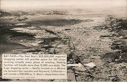 Bay-Fair- Site of Future Regional Shopping Center including a Macy's Department Store San Leandro, CA Postcard Postcard Postcard