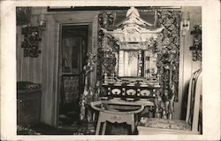 Ornate Interior, Asian San Leandro, CA Postcard Postcard Postcard