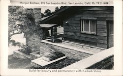 Morgan Brothers - Build for Beauty and Permanency with Kaibab Stone San Leandro, CA Postcard Postcard Postcard