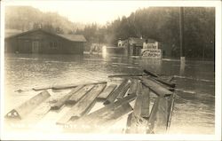 Damage from Russian River Flood, Monte Rio, CA, Dec. 13, 1937 Postcard