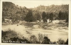 Historic View of Villa Grande in the Russian River Valley, California Postcard