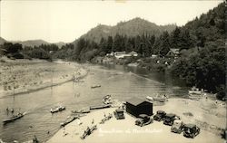 Scene at Russian River Postcard