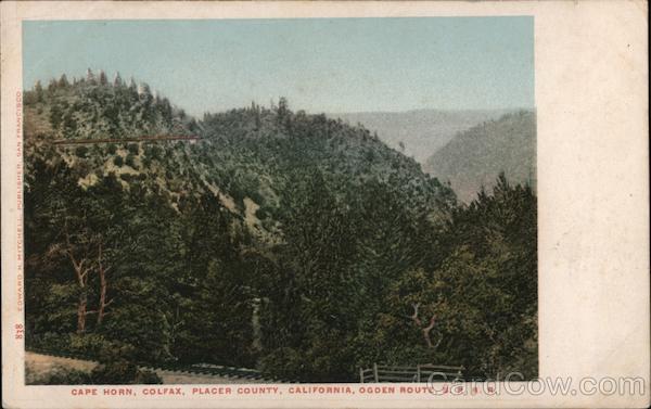 Cape Horn,Colfax, Placer County - Ogden Route Southern Pacific Railroad California