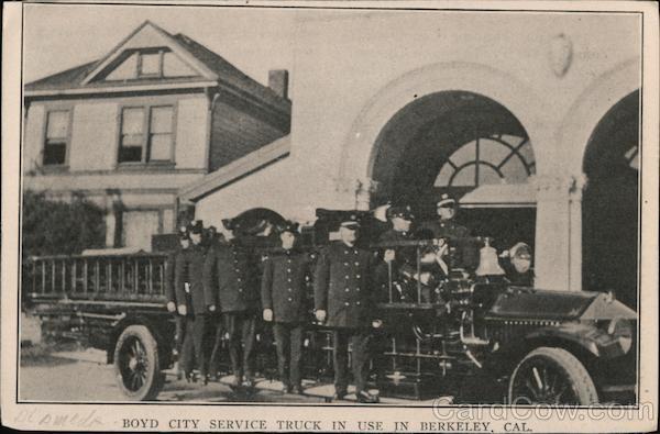 Boyd City Service Truck in Use Berkeley California