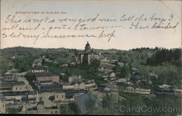Birdseye View Auburn California