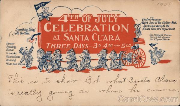 4th of July Celebration at Santa Clara California