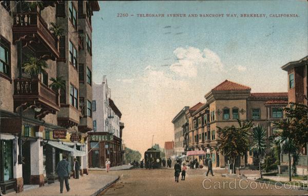 Telegraph Avenue and Bancroft Way Berkeley California