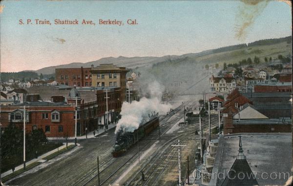 S.P. Train, Shattuck Ave Berkeley California