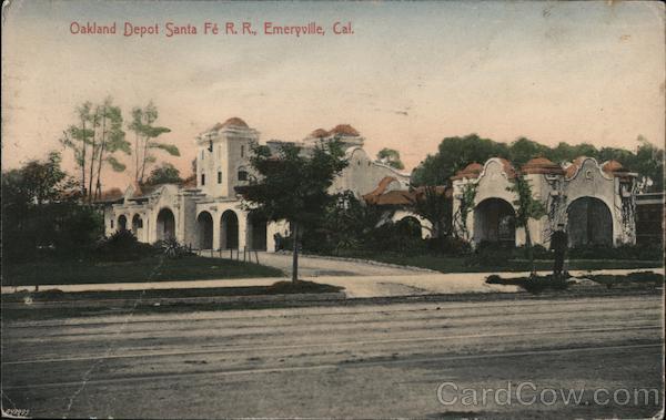 Oakland Depot Santa Fe Railroad Emeryville California
