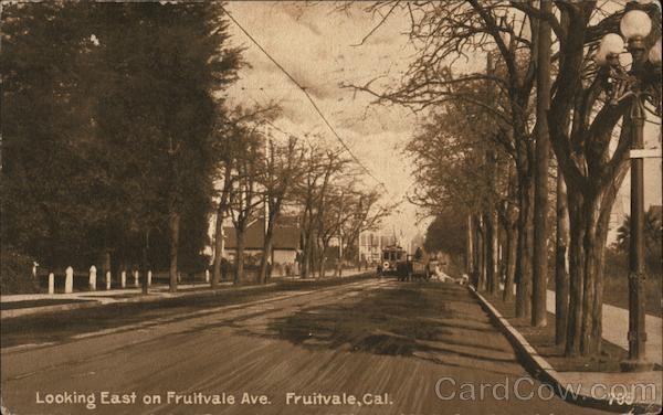 Looking East on Fruitvale Ave. California