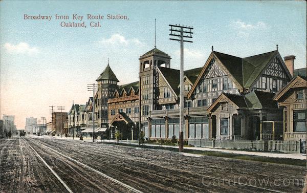 Broadway from Key Route Station Oakland California