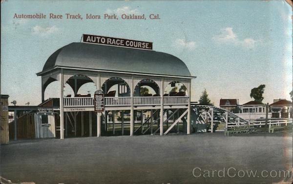 Automobile Race Track, Idora Park Oakland California
