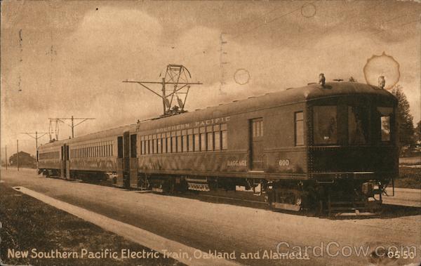 New Southern Pacific Electric Train, Oakland and Alameda
