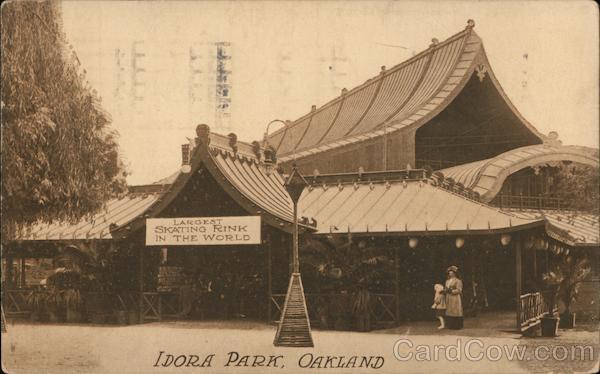 Idora Park Skating Rink, Largest in the World Oakland California