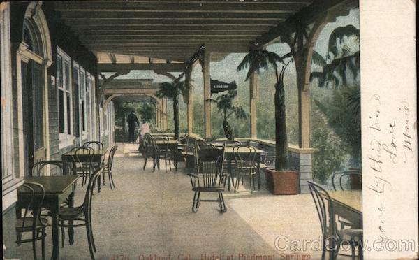 Hotel at Piedmont Springs Oakland California