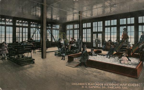 Children's Play Room Adjoining Roof Garden, H.C. Capwell Co. Oakland California