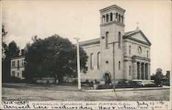 Catholic Church San Mateo, CA Postcard Postcard Postcard