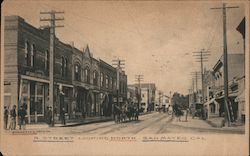 B. Street Looking North Postcard