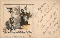 I'm Watching and Waiting for Thee Berkeley, CA Postcard Postcard Postcard