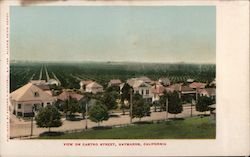 View on Castro Street Postcard