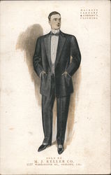Hackett Carhart Comapny's Clothing. Sold by M.J. Keller Co. 1157 Washington St Postcard