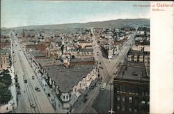 176 Panorama of Oakland California Postcard