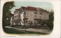 College Hall, Mills College Postcard