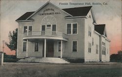 Finnish Temperance Hall Postcard