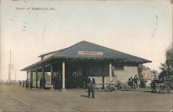 Depot Roseville, CA Postcard Postcard Postcard