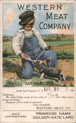 Western Meat Company Postcard