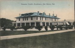 Senator Clark's Residence Postcard
