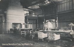Interior, Beresford Club Postcard