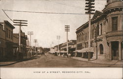 View of A Street Postcard