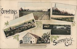 Greetings from Sunnyvale, Ca. Postcard