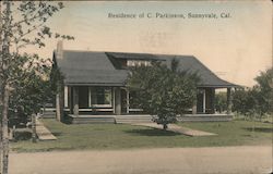 Residence of C. Parkinson Postcard