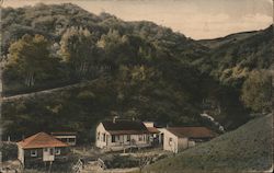 Cottages and Bath House, Azule Mineral Springs Saratoga, CA Postcard Postcard Postcard