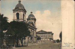 Santa Clara College Postcard