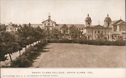 Santa Clara College California Postcard Postcard Postcard