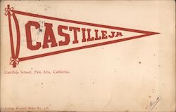 Castilleja School Pennant Palo Alto, CA Postcard Postcard Postcard