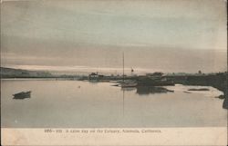 A calm day on the Estuary Alameda, CA Postcard Postcard Postcard