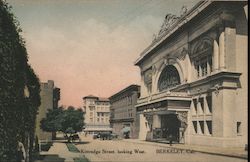 Kittredge Street, looking West, Theater Postcard