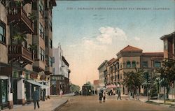 Telegraph Avenue and Bancroft Way Postcard
