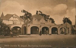 Santa Fe Depot Postcard