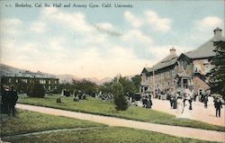 Berkeley, Cal. So. Hall and Armory Gym, Calif. University California Postcard Postcard Postcard