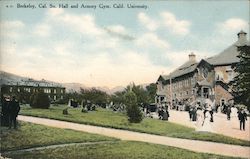 Berkeley, Cal. So. Hall and Armory Gym, Calif. University Postcard