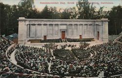 Commencement Day, Greek Theatre Postcard