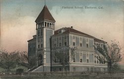 Elmhurst School California Postcard Postcard Postcard
