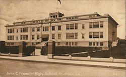 John C. Fremont High School Postcard