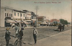 Part of Business Section Postcard