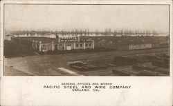 General Offices and Works Pacific Steel and Wire Company Postcard